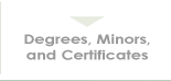 Degrees, Minors, & Certificates